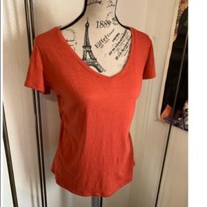 PINK•short sleeve v- neck tee